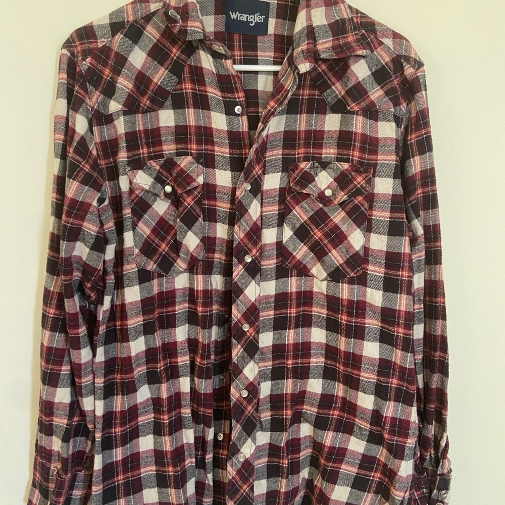 Wrangler Red and Black Checkered Shirt